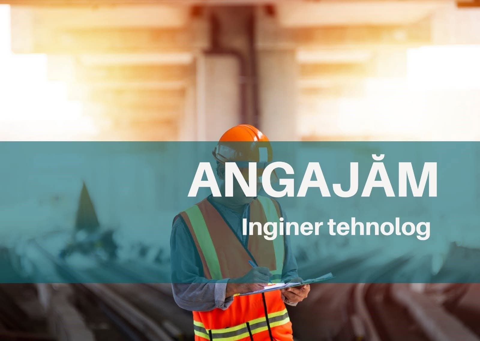 S.A. „ Apă-Canal Chișinău” angajează inginer tehnolog de tură!